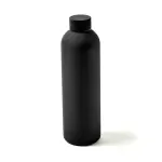 500ml Luxury Matte Black Stainless Steel Double-Walled Vacuum Insulated Sports Water Bottle