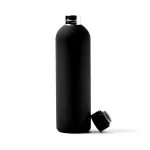 500ml Luxury Matte Black Stainless Steel Double-Walled Vacuum Insulated Sports Water Bottle